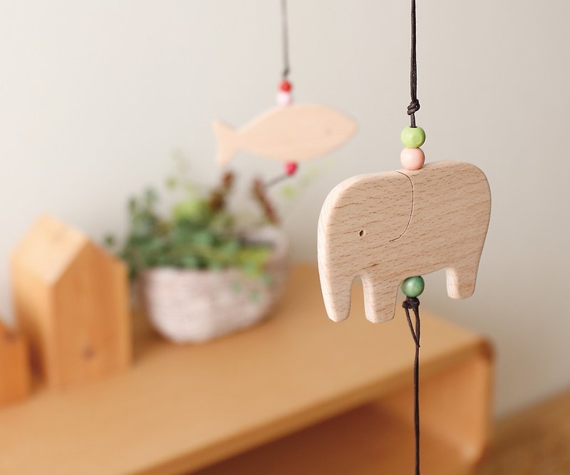 Asahikawa Craft tek Animal decoration - เชือก/สายคล้อง - ไม้ 