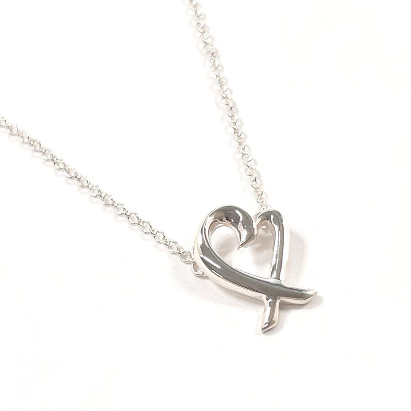 【日本直送 中古美品】ティファニー TIFFANY&Co. ネックレス ラビングハート パロマピカソ シルバー925 アクセサリー 新品仕上げ済み - 項鍊 - 純銀 銀色