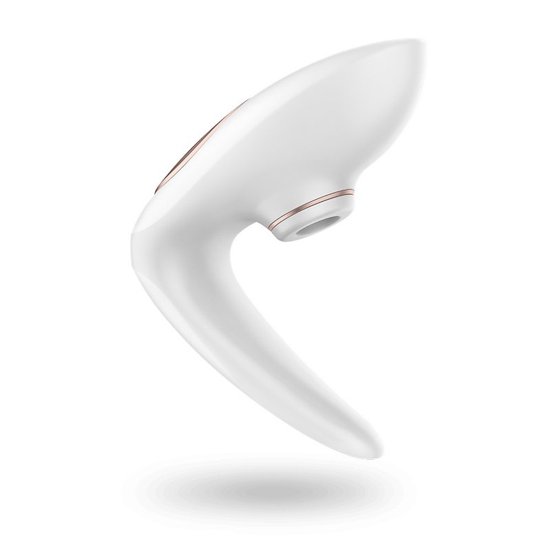 德國Satisfyer  Pro 4 Couples  吸吮G點雙人共震器 - 情趣用品 - 其他材質 白色