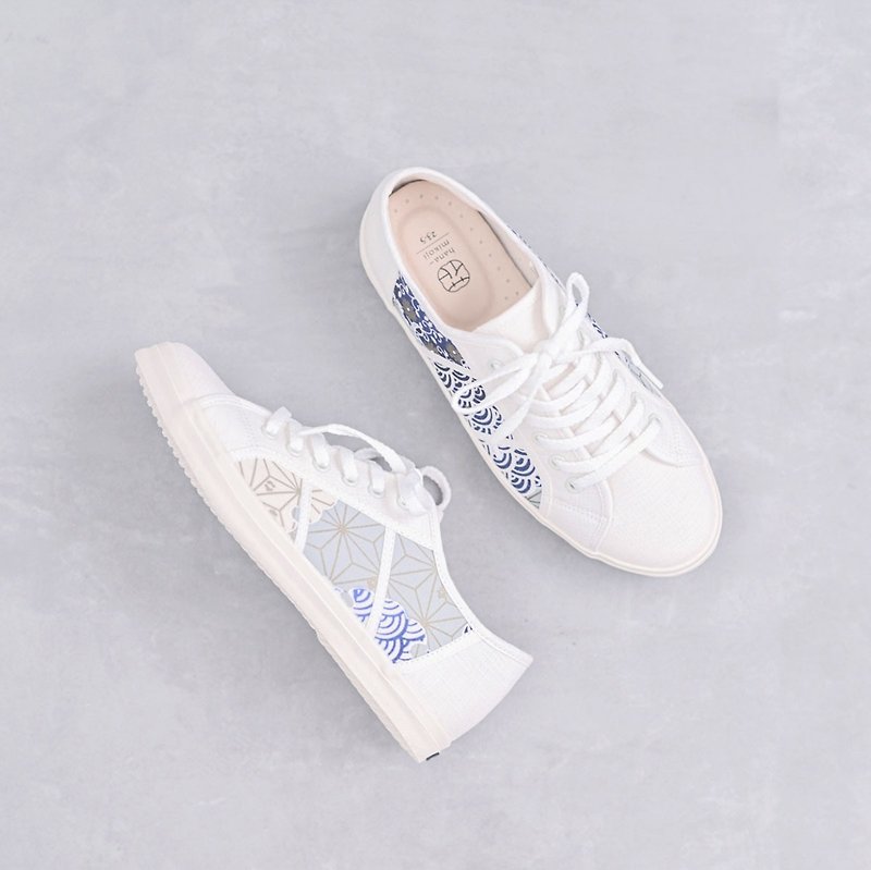 【Bicycle Day】 Silver Snow - Women's Casual Shoes - Cotton & Hemp Multicolor