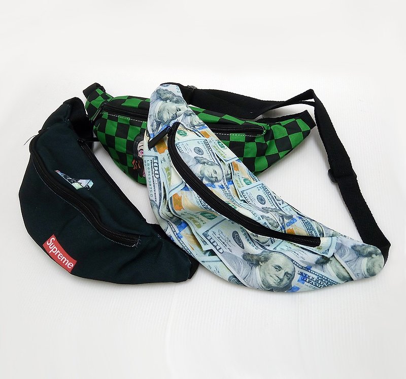 Customized waist bag custom-made men's and women's chest bag cross-body bag side backpack one-shoulder back shoulder bag - Messenger Bags & Sling Bags - Other Materials 