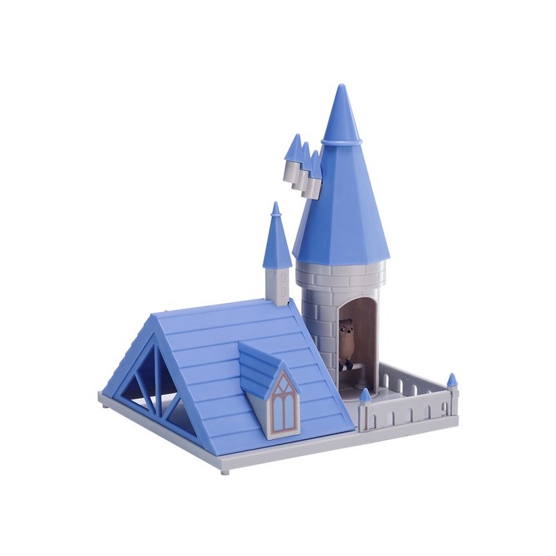 Hogwarts Castle - Roof + Owl Shack - ตุ๊กตา - พลาสติก สีน้ำเงิน