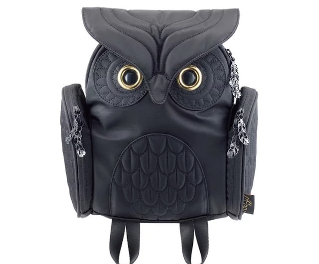 Morn Creations Owl Backpack Black S Shop showartz Backpacks