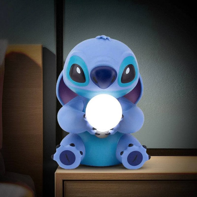 【For HK/Macau only】Official Licensed Disney 2-in-1 Stitch 3D 16cm Figure Lamp - โคมไฟ - พลาสติก สีน้ำเงิน