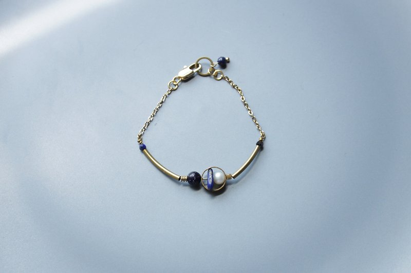 │ 日冕│ Bracelets-绚 - Bracelets - Other Metals Blue