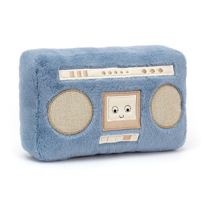 造型玩偶  Wiggedy Boombox 復古收音機 無聲 - 公仔模型 - 聚酯纖維 多色