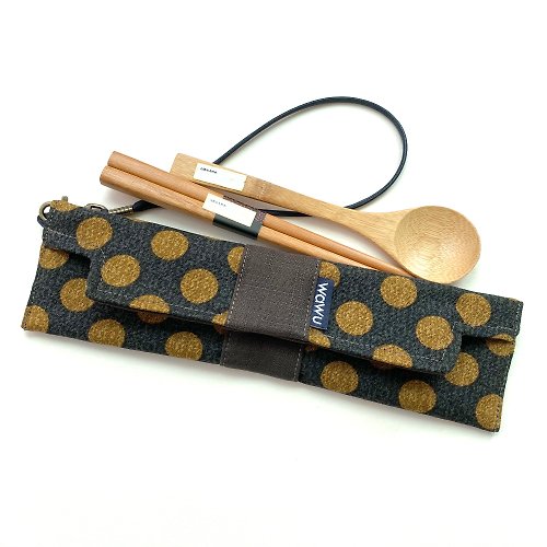 娃果創意 筆袋/筷套 (日和丸) (附木製筷子和湯匙) 接單生產*