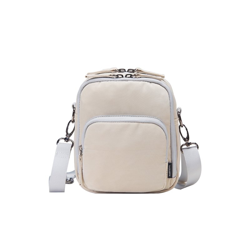 HARPSEAL-Milk Tea Color Pouch - Messenger Bags & Sling Bags - Nylon Khaki