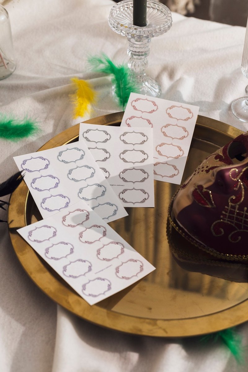 Night Glow - 貼紙 - 紙 