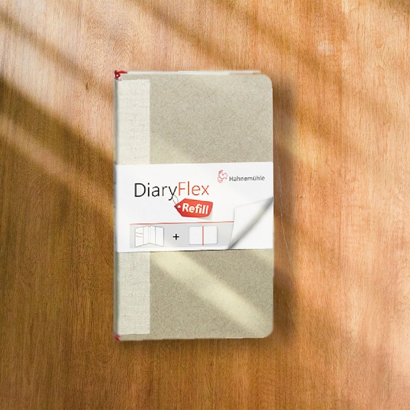 HAHNEMUHLE  DairyFlex素描兩用本內頁-空白/182*104mm/100gsm - 筆記本/手帳 - 紙 卡其色