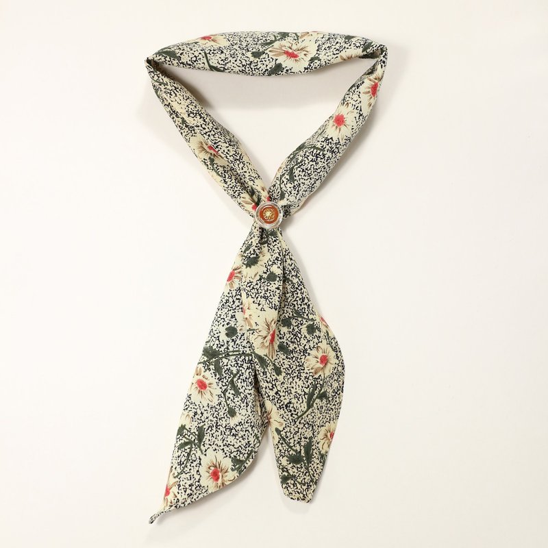 JOJA 日本老布製 領巾 / 髮帶 - 絲巾 - 聚酯纖維 綠色