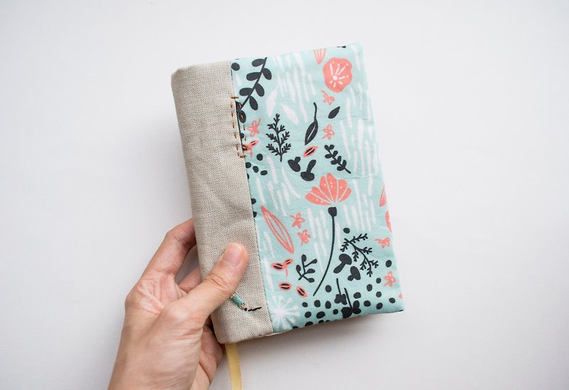 Jot of Ideas fabric A6 Bookcover - Botanical Springtime - Notebooks & Journals - Other Materials Multicolor
