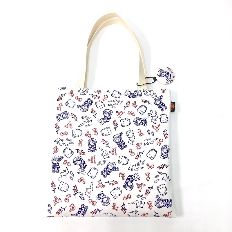✎ Japan 捺 染 | definite shoulder bag | limited ghost Taro - กระเป๋าแมสเซนเจอร์ - ผ้าฝ้าย/ผ้าลินิน 
