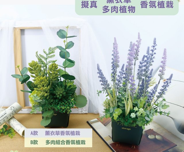 ラベンダー リアルな植栽 フレグランス 鉢植え ギフト 父の日ギフト ショップ Hugo 観葉植物 Pinkoi