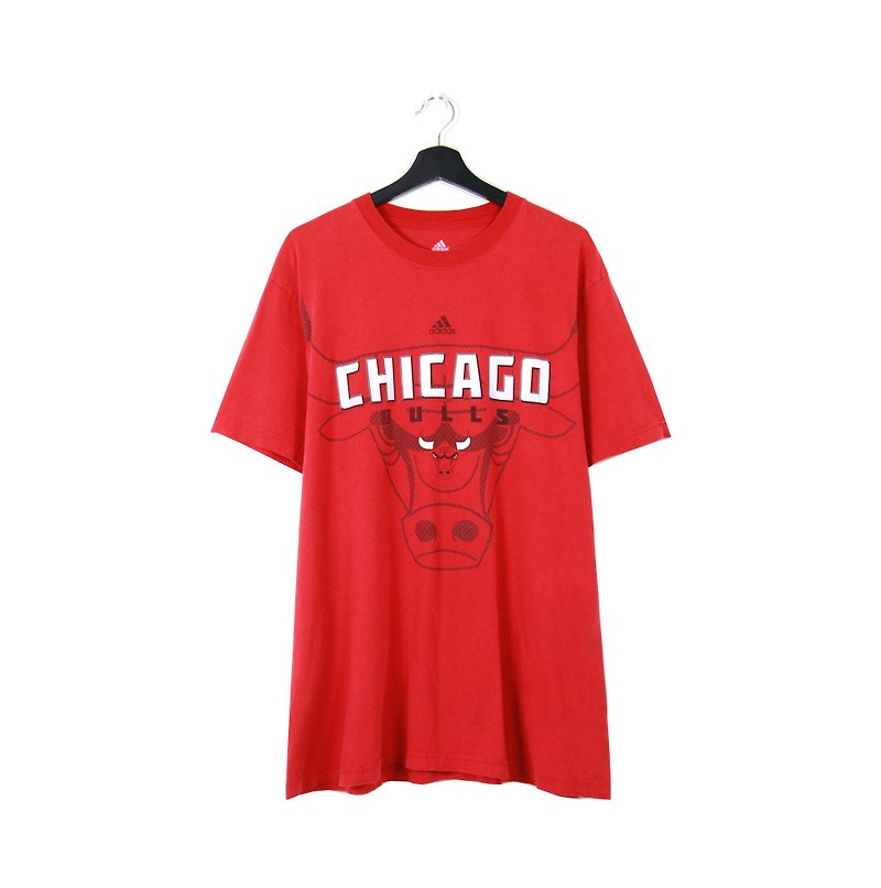 バックグリーンへ:: CHICAGOアディダス//ユニセックス//ヴィンテージTシャツ（T-01） - Tシャツ - コットン・麻 