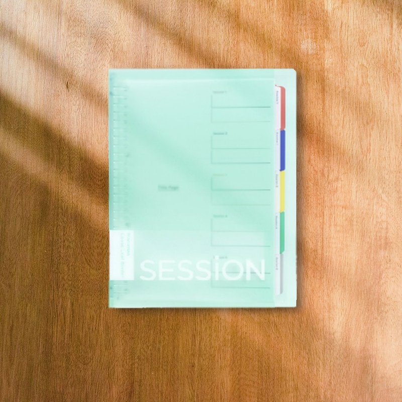 【Maruman】 SESSION 26孔夾B5/薄荷綠  (原廠正貨) - 其他 - 其他材質 綠色
