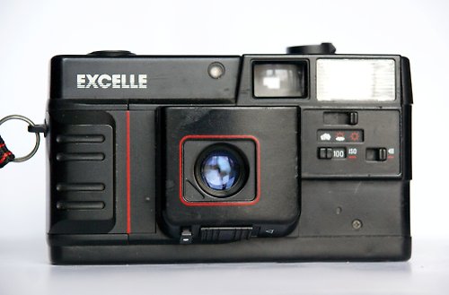 Russian photo Excelle MEF-35 motor drive point&shoot film camera 35mm with strap