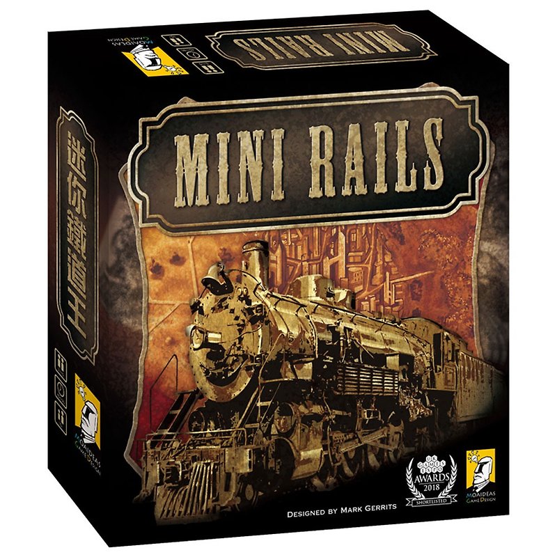 [Moai Creative] Mini Railway King - บอร์ดเกม - กระดาษ สีใส