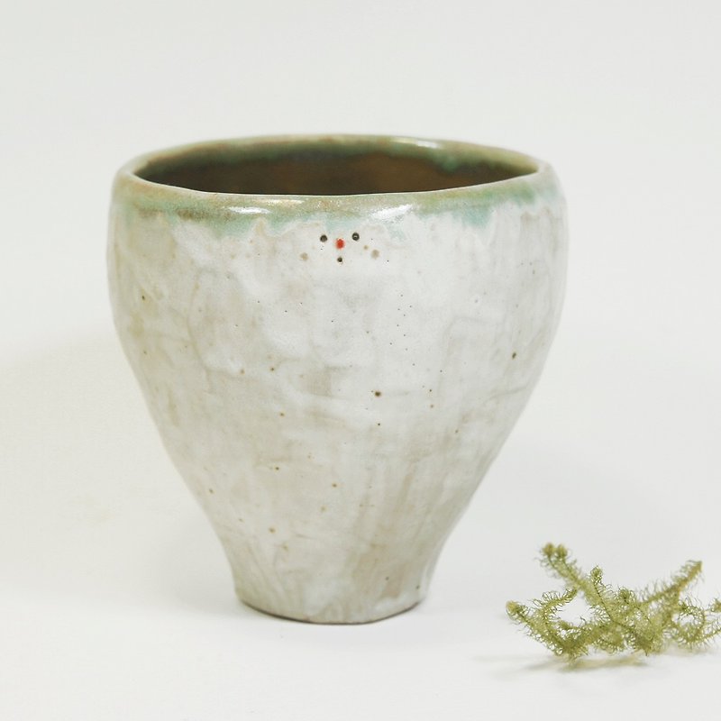 陶器を感じる：人のカップ - 夜の詩 - 急須・ティーカップ - 陶器 グリーン