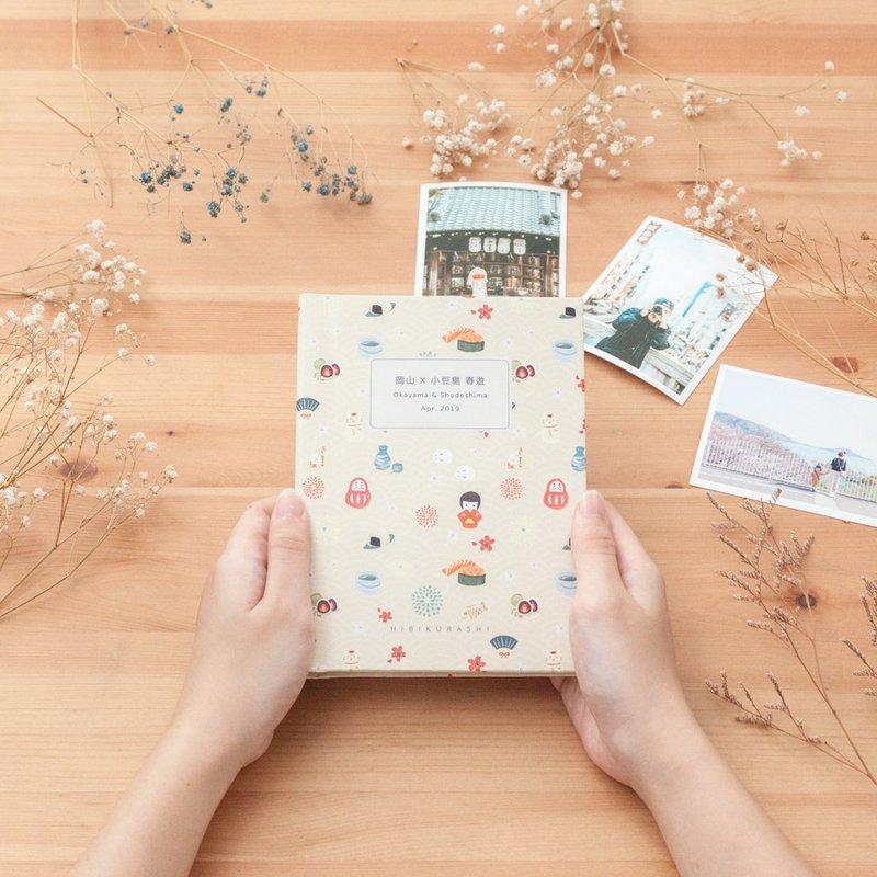 Customized hardcover handmade photo album [Japanese style travel] photo book/Anniversary/Commemorative/Valentine's Day gift - Photo Albums & Books - Paper 