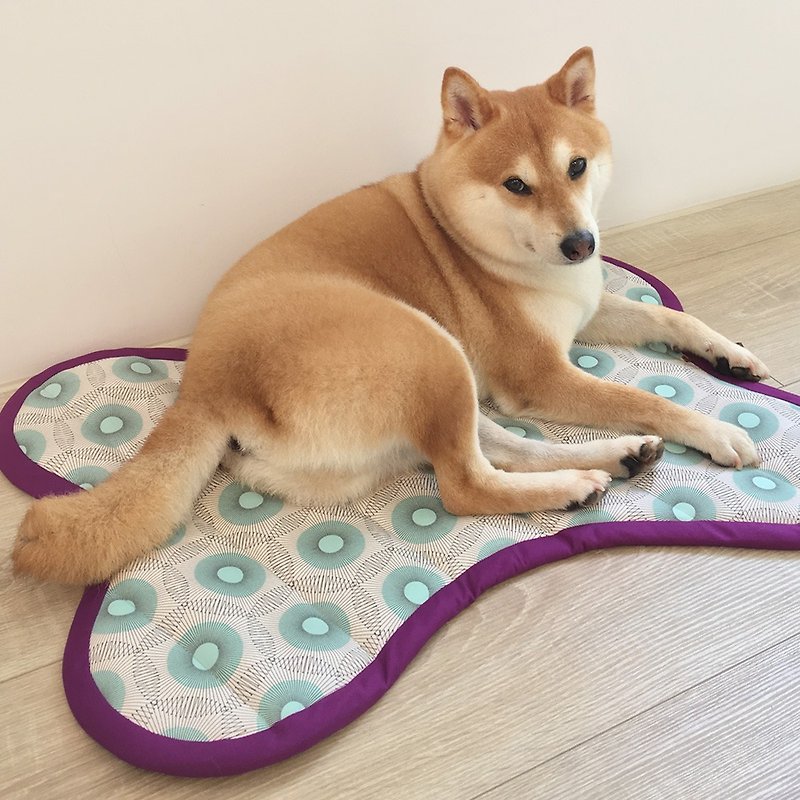 狗狗-時尚寵物墊(水湖藍) - 寵物床墊/床褥 - 棉．麻 紫色