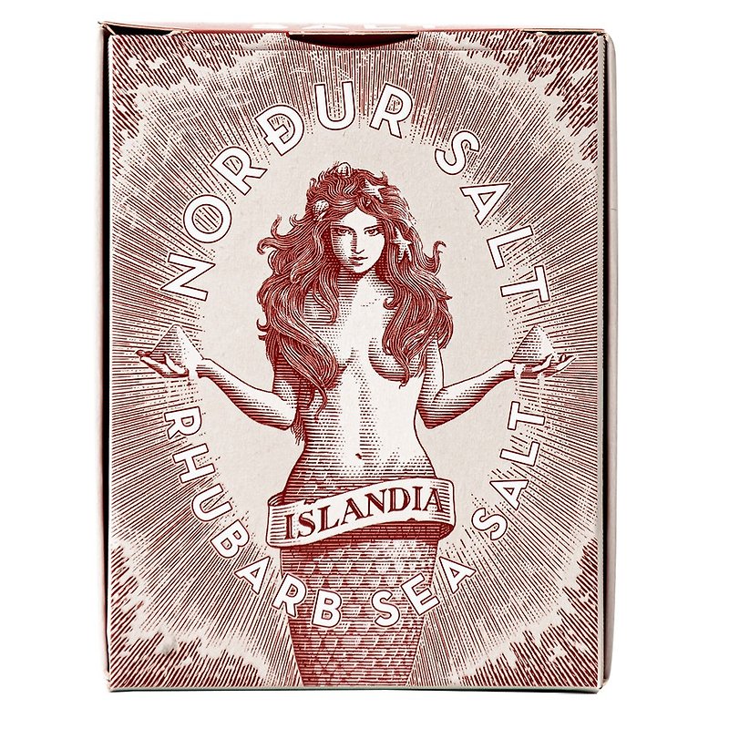 Immediate product-NORDUR Iceland Goddess Sea Salt-Rhubarb - Sauces & Condiments - Fresh Ingredients Red