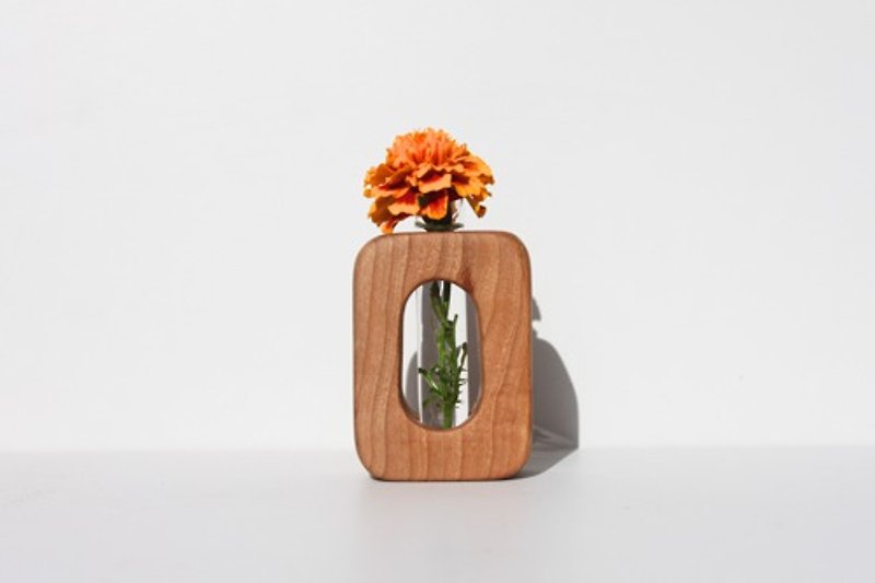 wooden vase - Plants - Wood 