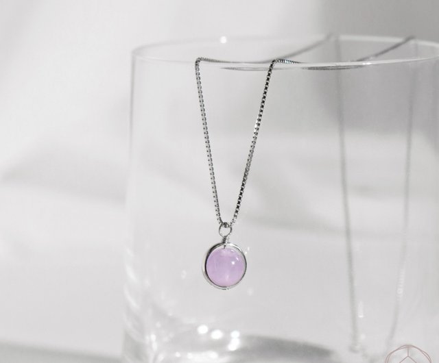 High Quality outlet Natural Lavender Amethyst Pendant S925 Sterling Silver, Natural Amethyst Pendant, Natural Amethyst Jewelry