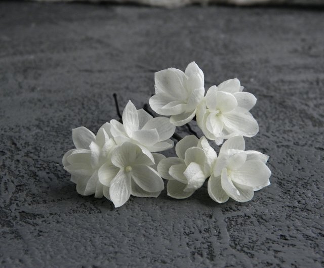 Lilac flowers hair pins Small wedding hair clip - Shop