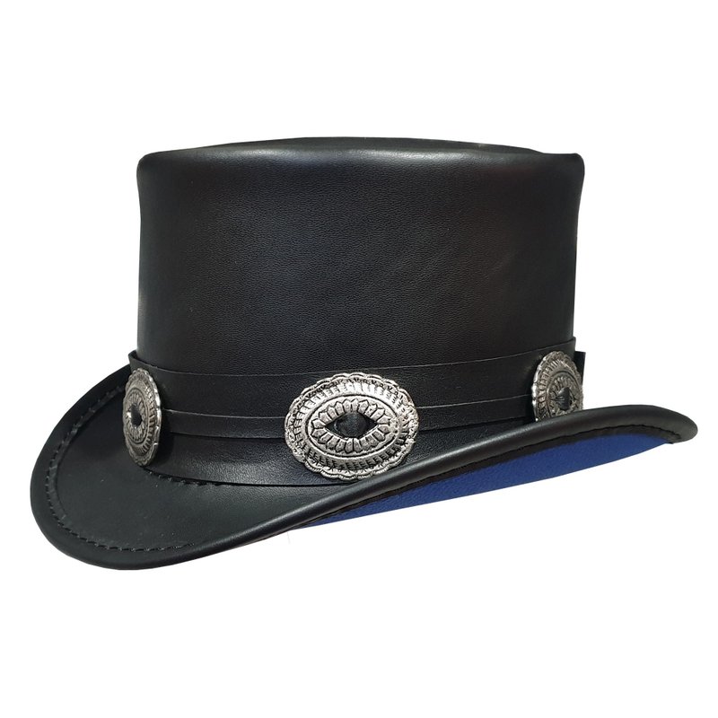 Slash Tribute Black Leather Top Hat - 帽子 - 真皮 黑色