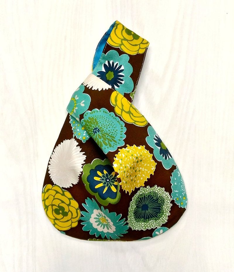 【MY。手作】Japanese knot bag  - Handbags & Totes - Cotton & Hemp Multicolor