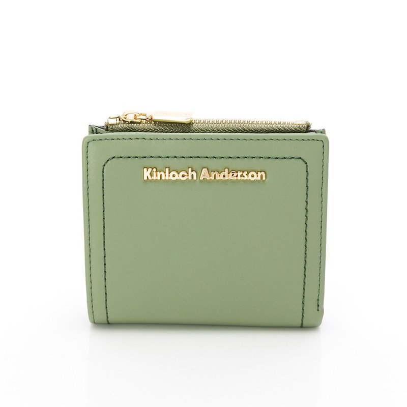 【Kinloch Anderson】Carol 壓扣短夾-橄欖綠 - 錢包/皮夾/長短夾 - 人造皮革 綠色