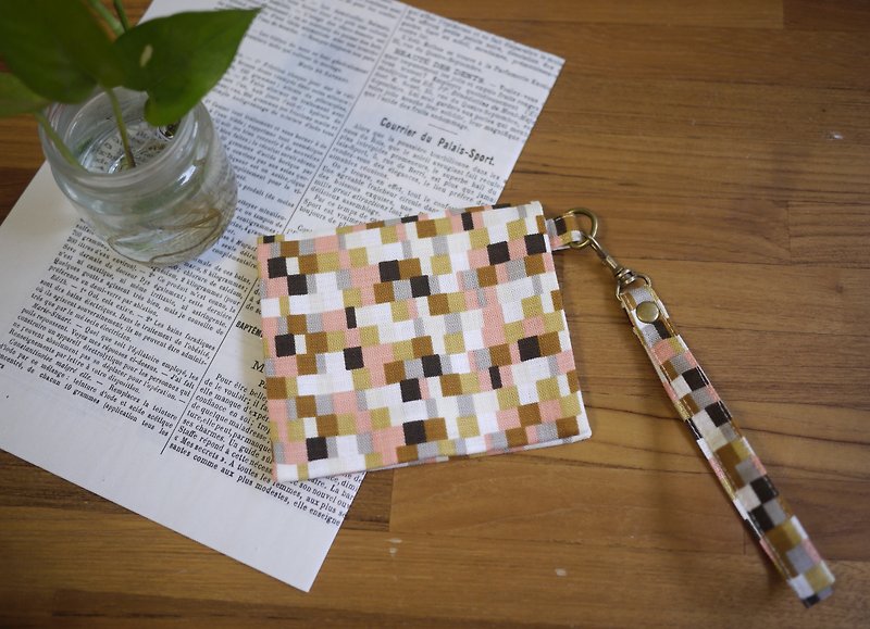 Tissue/tissue storage bag = mosaic - กระเป๋าเครื่องสำอาง - ผ้าฝ้าย/ผ้าลินิน 