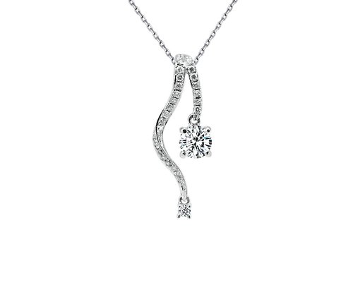Juno Jewelry 嘉龍珠寶 50分鑽石項鍊 南非鑽石0.18克拉 14K K585