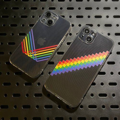 Azure and Rainbow 六色彩虹手機殼 LGBTQ+ iPhone 全覆蓋型