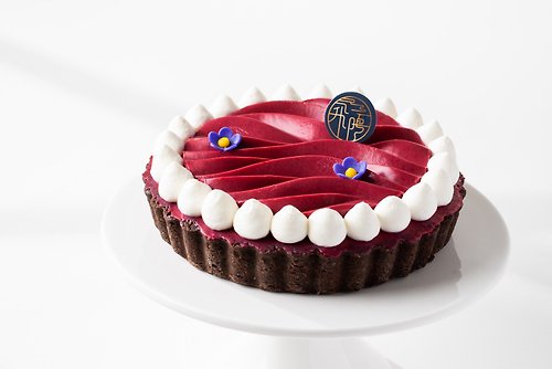 飛鳴 甜點工作室 手作精緻蛋糕甜點 浪花黑醋栗藍莓巧克力塔