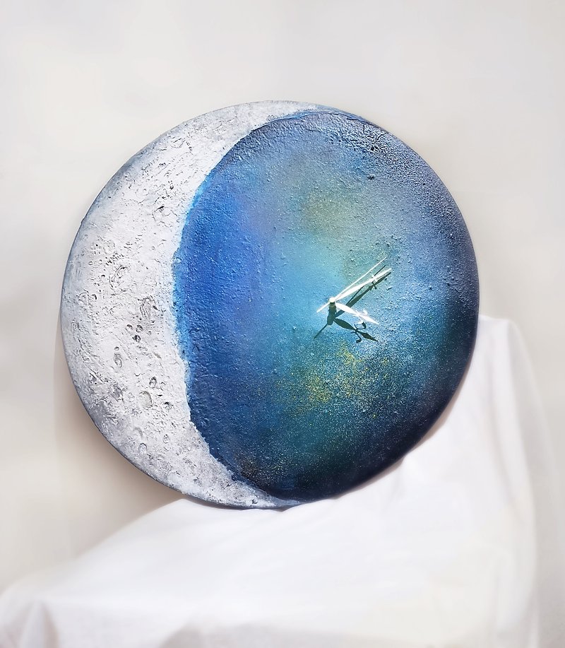[Moon clock Acrylic painting] [Life at home] Super practical course - วาดภาพ/ศิลปะการเขียน - วัสดุอื่นๆ 