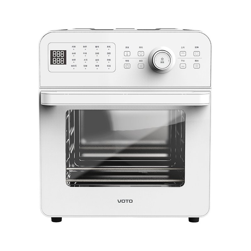 VOTO Korea's No.1 Air Fryer Oven 14L / Elegant White 8pcs - Kitchen Appliances - Other Metals White