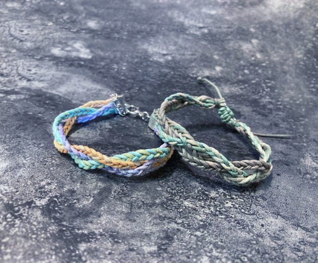 FRED 編み込みデザイン ブレスレット bra029-4.jpg