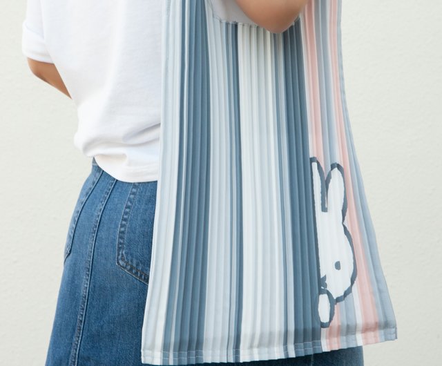 Pinkoi x miffy】プリーツバッグ│Lサイズ│【限定販売