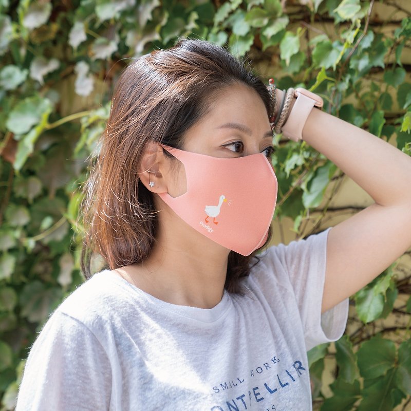 2 colors-Old Swan─3D three-dimensional breathable antibacterial mask - Face Masks - Other Materials Blue