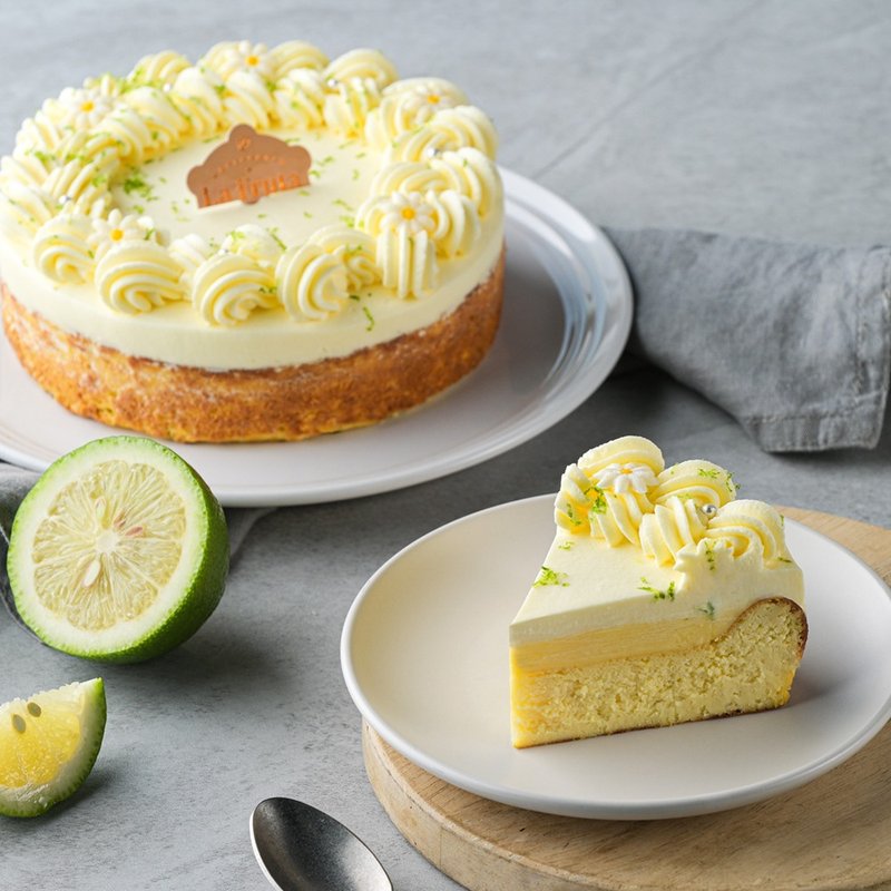 【La Fruta New Product】Lemon Basque/6 inches - Cake & Desserts - Fresh Ingredients Yellow