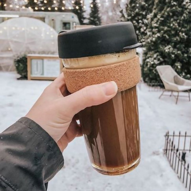 Australian KeepCup cork tumbler L - Espresso - แก้วมัค/แก้วกาแฟ - วัสดุอื่นๆ หลากหลายสี