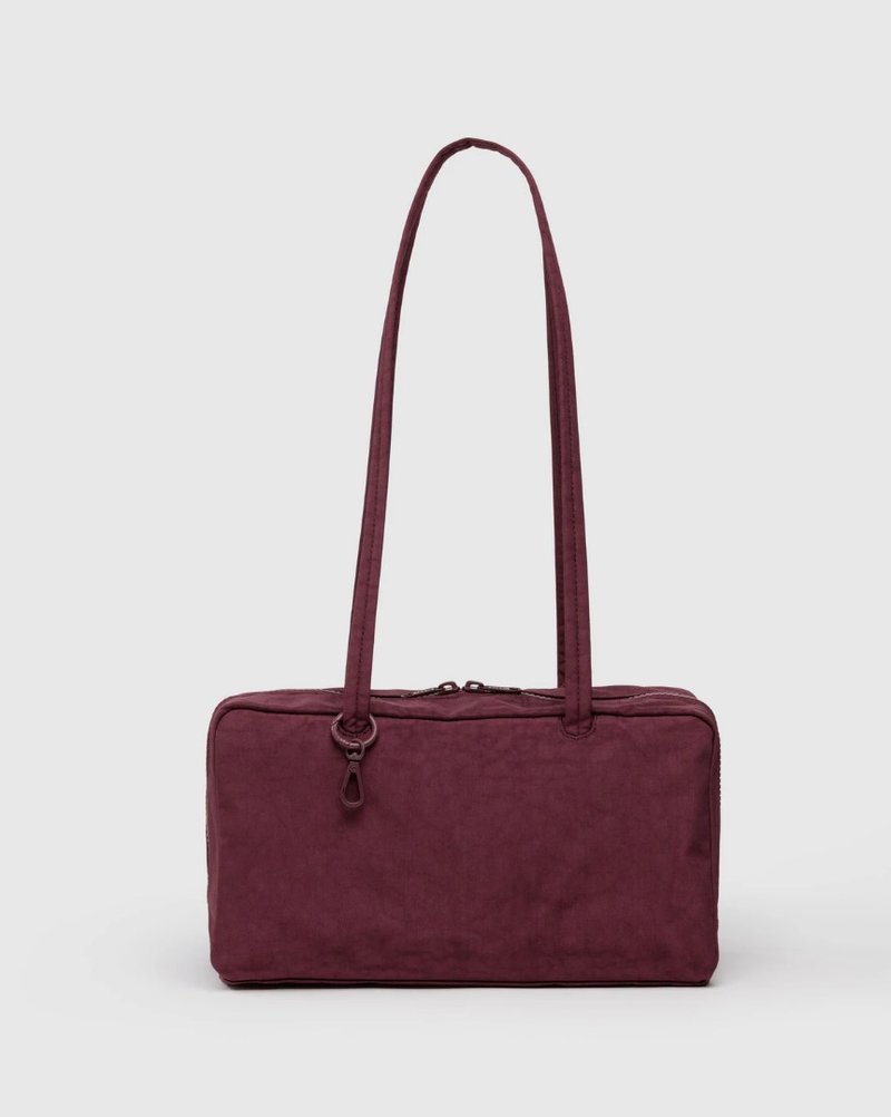 BAGGU - 保齡球包 - Mahogany - 側背包/斜背包 - 防水材質 黑色