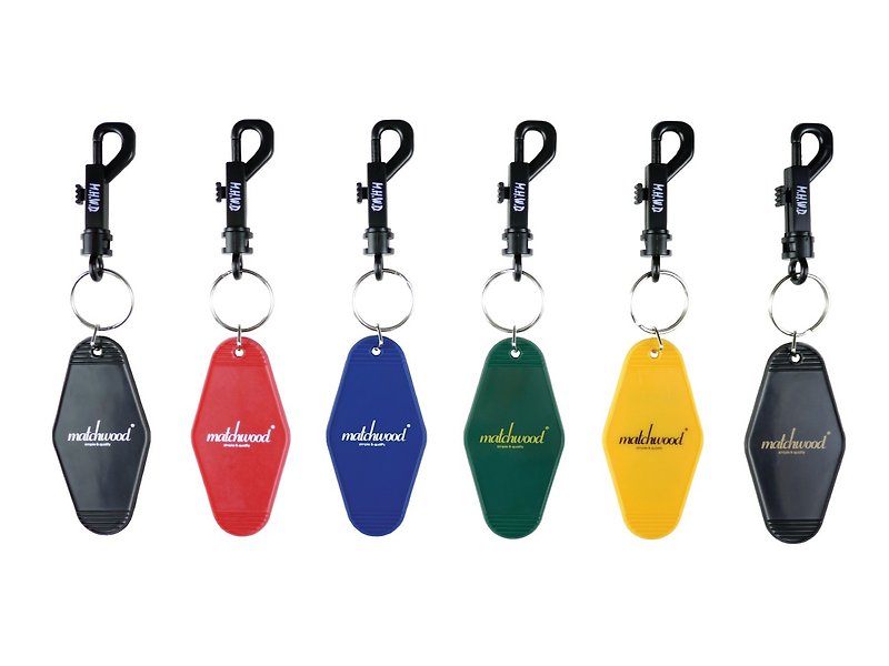 Matchwood 限定 老式房牌 鑰匙圈 交換禮物 配件 裝飾 鑰匙扣 - 鑰匙圈/鎖匙扣 - 塑膠 紅色