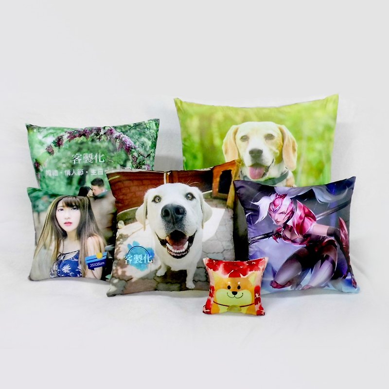 Customized pillow with thick pillow core, customized pillow pillow, pillow cushion, customized birthday gift - หมอน - วัสดุอื่นๆ 