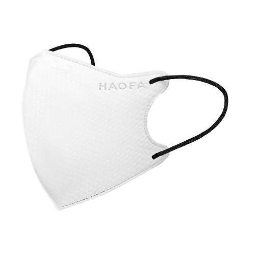 HAOFA立體口罩 (醫療N95)HAOFA氣密型99%防護立體醫療口罩-雪狐白(30入)