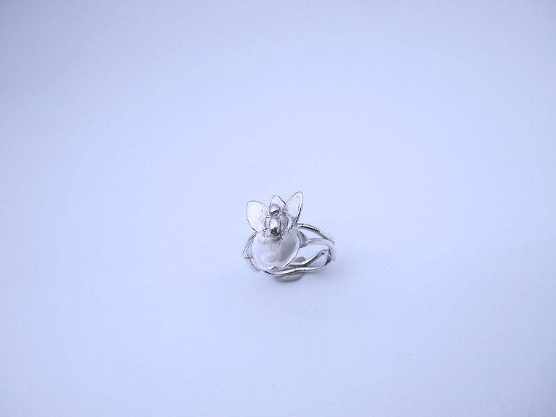 Sterling silver orchid small ring - General Rings - Sterling Silver 