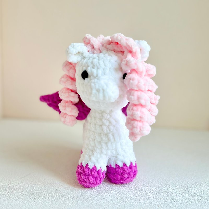 Magic Pegasus - Stuffed Dolls & Figurines - Wool Pink