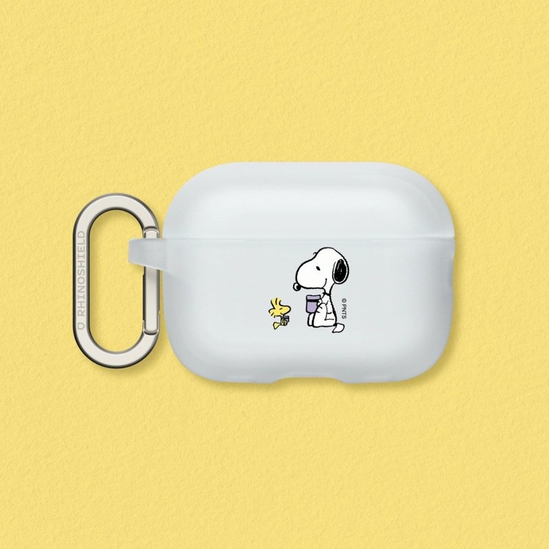 Airpods series anti-fall protective case∣Snoopy Snoopy/Let’s have tea together! - Headphones & Earbuds Storage - Plastic Multicolor